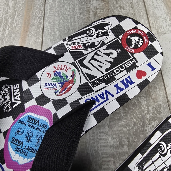 Vans T-Street Print Flip Flops - Picture 4 of 9